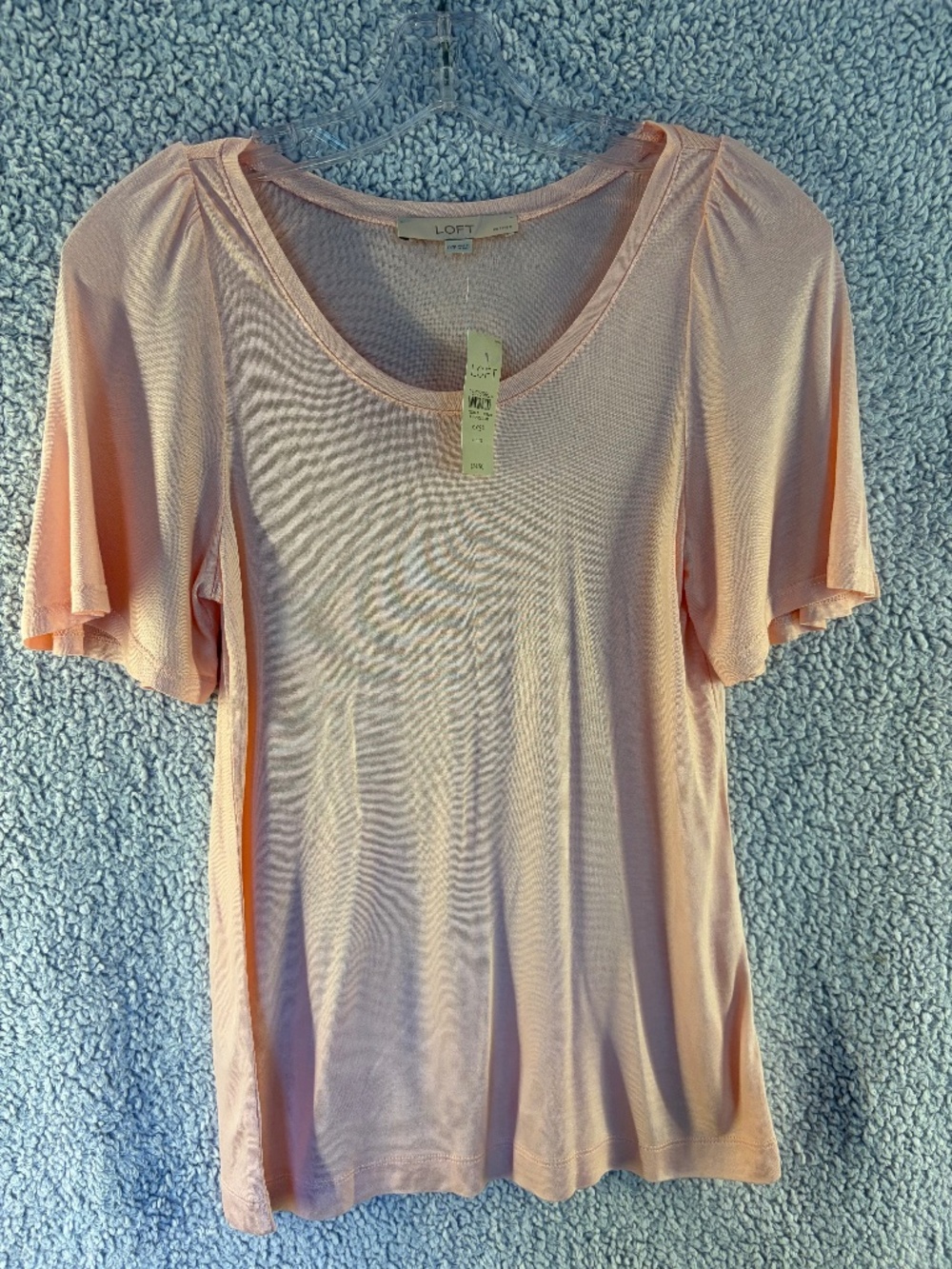 LOFT Petites Top in Peach color - Size XXSP (NWT)